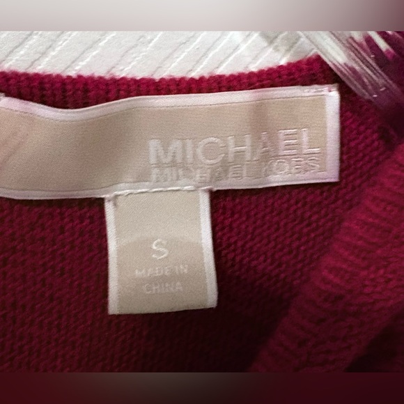 Michael Kors red sweater size M - Picture 3 of 6